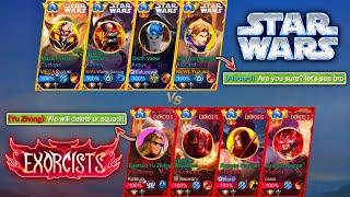 Star Wars Vs New Exorcist Squad | Battle of Famous Youtubers Vs TikToker/Streamers!!  | Who Win? 