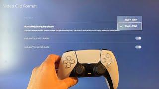 PS5: How to Change Video Clip Manual Recording Resolution Tutorial! (For Beginners)