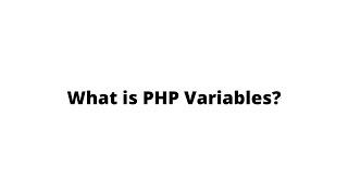 PHP Variables - Echo, Print statement - PHP Tutorial for Beginner