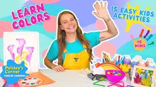 Toddler Learning Video - Learn Colors for Kids and Toddlers with Easy Fun Games & Activities