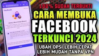 TERBARU 2024‼️ cara membuka akun FB yang terkunci sesi baru 2024