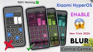 Blur Control Center Enable In Low Ram Devices  100% Working | New Trick 2024 - You Should Try It 