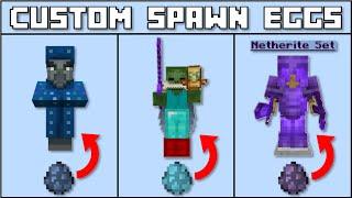 Minecraft - How To Get Custom Spawn Eggs