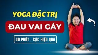 Yoga Đặc Trị Đau Cổ Vai Gáy, Hết Ngay Tê Đau Khớp Vai Cánh Tay | Kim Ba Yoga