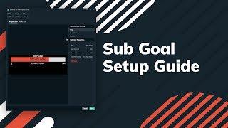 Streamlabs Sub Goal Overlay Tutorial | Keep Track of Subs On Stream!