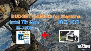 Call of Duty: WARZONE | GTX 1070 | Intel i5-7500 | UWFHD 1080p | Low+High Settings