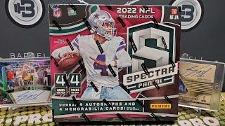 2022 Spectra Football Hobby Box Opening! 8 Hits per Box!