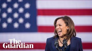 Kamala Harris makes first speech since Biden endorsement – watch live