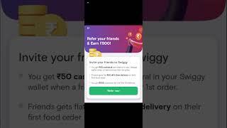 Swiggy Refer & Earn Program ️ | #shorts #swiggy #referandearn