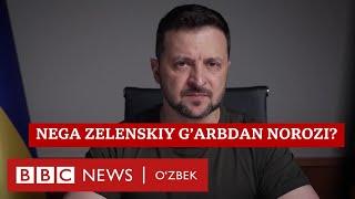 Россия Украина уруши: Нега Зеленский Ғарбдан норози? - BBC News O'zbek
