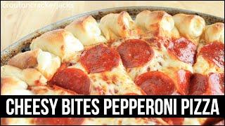 Homemade Cheesy Bites Pepperoni Pizza Recipe!