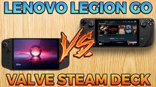 Lenovo Legion GO vs Valve Steam Deck