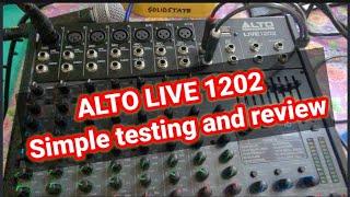 ALTO LIVE 1202 Simple testing and review SWABE DIN