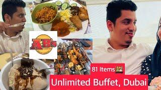 Unlimited Buffet - 81+ varieties - Absolute Barbecue - Mrs Ashik Birthday Vlog️️- Dubai