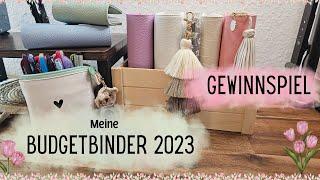 GEWINNSPIEL  Meine Budgetbinder 2023 Geld Sparen mit der Umschlagmethode