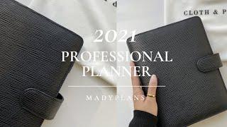 Setting Up My Professional Planner for 2021 | MadyPlans