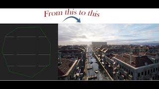 Unreal Engine 5 Procedurally generate Venice city in less than 3 min