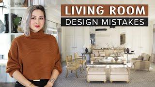 COMMON DESIGN MISTAKES | Living Room Design Mistakes (plus how to fix them!)