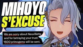 HOYOVERSE EN PANIQUE ! 1 MULTI Offerte d'EXCUSE et Nerf de Neuvillette Annulé - Genshin Impact