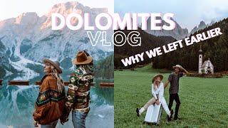 Why we left earlier - DOLOMITES Vlog 2020 // Lago di Braies, Alpe di Siusi & Seceda