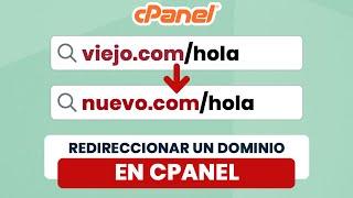 Como redireccionar un dominio a otro con cPanel