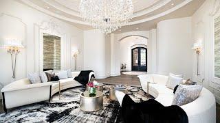 Inside An Elegant Home Interior With Monochrome And Luxury Furnishings