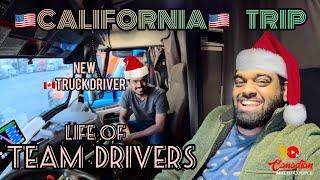 LIFE OF CANADIAN TEAM TRUCK DRIVERS | 1ST TRIP WITH NEW DRIVER | MALLU DRIVERS