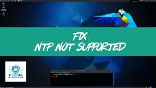 Parrot OS - Fix NTP not supported