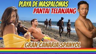 PLAYA DE MASPALOMAS NUDE BEACH GRAN CANARIA | GAY BEACH SPAIN