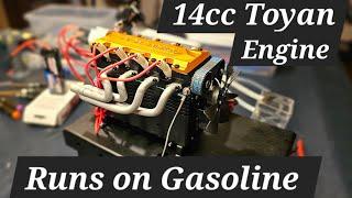 I built a Mini I-4 Cylinder Engine, and it's awesome!! Toyan FS-400