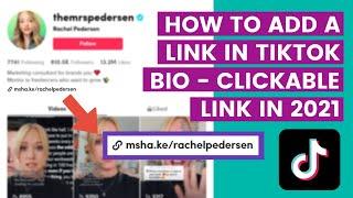 How to Add a Link in TikTok Bio - Clickable Link in 2023