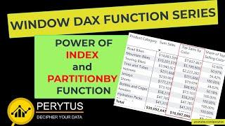 Learn how easy to get  top sales by each category using INDEX WINDOW function in Power BI