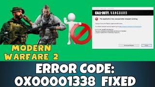 How to Fix "Error code: 0x00001338" on Modern Warfare 2 2023 