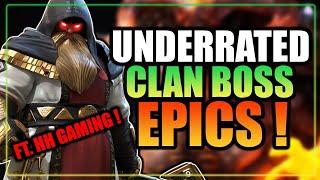 Top 10 Most UNDERRATED Clan Boss EPICS ! Ft. @HHGamingNetwork | Raid Shadow Legends