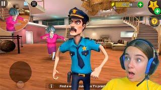 LA POLICÍA ENTRA A LA CASA DE LA MAESTRA! Scary Teacher 3D