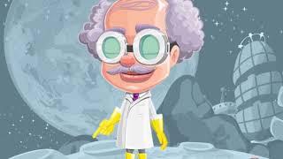 Adobe Character Animator Puppet Template - Professor Earl Crazy Curls, design by GraphicMama