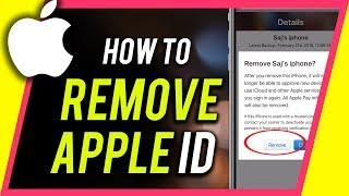 How to Remove Apple ID from iPhone or iPad