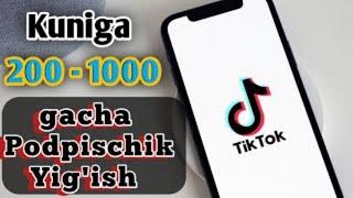 Tik tokda Podpischik ko'paytirish /Набрать подписчиков в тик токе