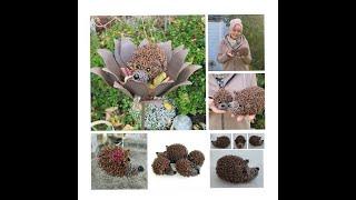 IGEL aus DRAHT / DIY / Herbst-Bastel-Idee