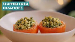 Zoe's stuffed tofu tomatoes