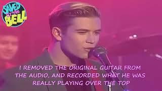 Did Zack Morris really play the guitar in Saved By The Bell?