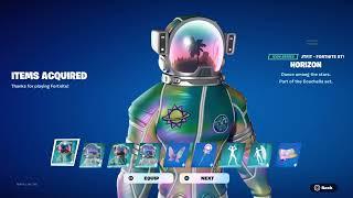 Buying the COACHELLA INTERSTELLAR BUNDLE in Fortnite 