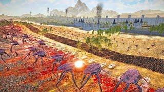 XENOMORPHS, PREDATORS & TRIPODS attacks the Great Wall - Ultimate Epic Battle Simulator 2