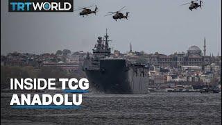 Inside TCG Anadolu warship