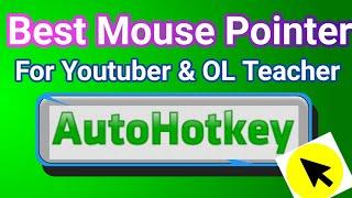 How to Highlight Mouse Pointer in Windows, how to focus mouse Pointer, Auto hoy key Mouse Pointer