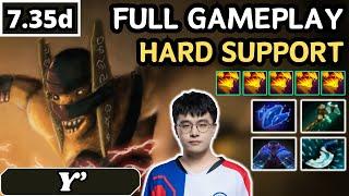 7.35d - Y' SHADOW SHAMAN Hard Support Gameplay - Dota 2 Full Match Gameplay