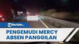 UPDATE Pengemudi Mercy yang Halangi Ambulans di Jalan Tol Tangerang-Merak Absen Panggilan Polisi