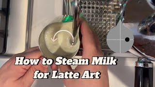 How to Steam Milk for Latte Art  (Barista Guide)