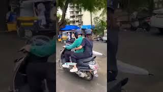 Virat Kohli And Anushka Sharma Riding Scooty in Mumbai| #shorts