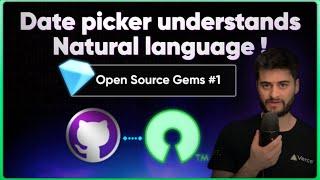 This date picker understands natural language!  - Open Source Gems #1 #codingtools  | Gui Bibeau